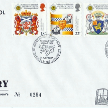 1987 First Day Cover - Last day of Queens