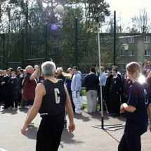 2002 Ragweek Netball Competition Girls vs Male Staff Match (04)